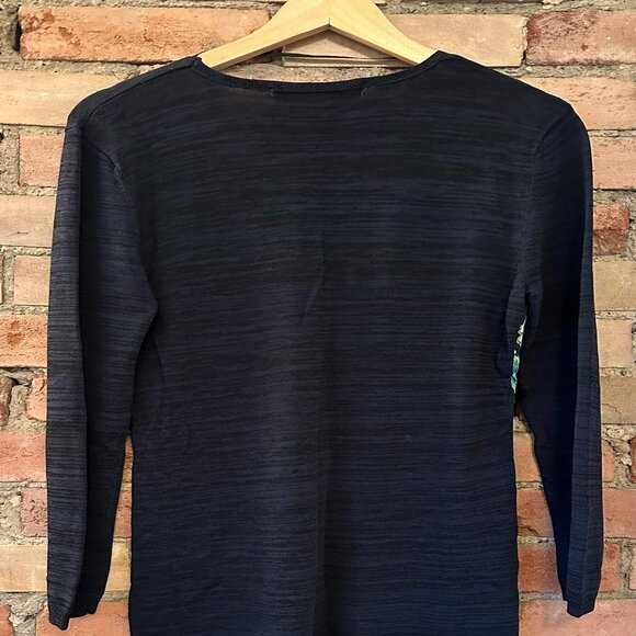 Desigual Knitwear Party Dress, Floral & Sequin Embroidery, Size XL - Picture 7 of 9